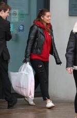 LOUISE REDKNAPP Leaves Hilton Hotel in Liverpool 12/29/2017