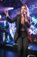 LOUISE REDKNAPP Performs Her First Live Show at Chelsea Football Club 12/22/2017