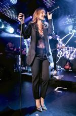 LOUISE REDKNAPP Performs Her First Live Show at Chelsea Football Club 12/22/2017