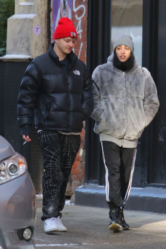 LOURDES LEON Out with a Friend in New York 12/14/2017