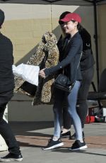 LUCY HALE Leaves Granville Restaurant in Studio City 12/25/2017