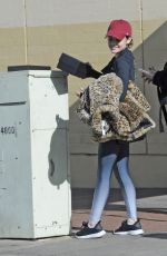 LUCY HALE Leaves Granville Restaurant in Studio City 12/25/2017