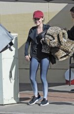 LUCY HALE Leaves Granville Restaurant in Studio City 12/25/2017