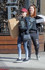 LUCY HALE Leaves Granville Restaurant in Studio City 12/25/2017