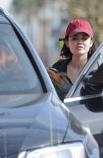 LUCY HALE Leaves Granville Restaurant in Studio City 12/25/2017