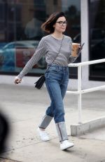 LUCY HALE Out for Iced Coffee in West Hollywood 12/20/2017