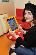 LUCY HALE Spread Holiday Cheer at Children