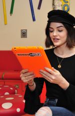 LUCY HALE Spread Holiday Cheer at Children