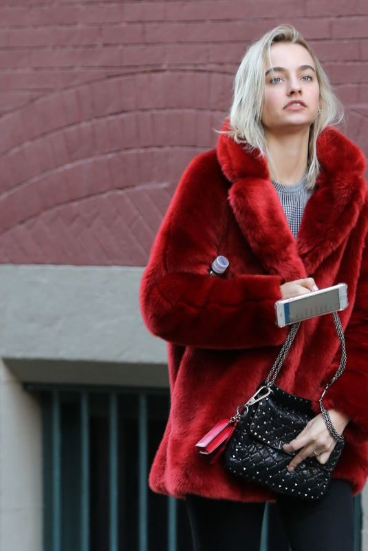 MAARTJE VERHOEF Out in New York 11/29/2017