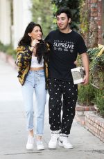MADISON BEER and Zack Bia Out Shopping in West Hollywood 12/18/2017