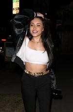 MADISON BEER at Nice Guy in West Hollywood 12/10/2017