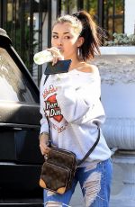 MADISON BEER in Ripped Jeans Out Shopping in West Hollywood 11/30/2017