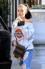 MADISON BEER in Ripped Jeans Out Shopping in West Hollywood 11/30/2017