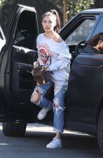 MADISON BEER in Ripped Jeans Out Shopping in West Hollywood 11/30/2017