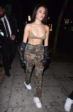 MADISON BEER Leaves Delilah in West Hollywood 12/01/2017