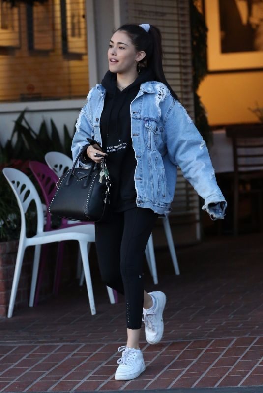 MADISON BEER Leaves Fred Segal in West Hollywood 12/07/2017