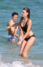 MADISON HENDRIK in Bikini at a Beach in Miami 12/08/2017
