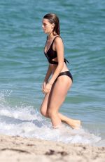 MADISON HENDRIK in Bikini at a Beach in Miami 12/08/2017