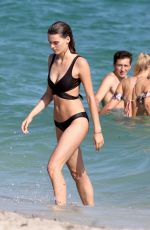 MADISON HENDRIK in Bikini at a Beach in Miami 12/08/2017