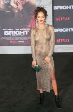 MAGALYN ECHIKUNWOKE at Bright Premiere in Los Angeles 12/13/2017
