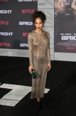 MAGALYN ECHIKUNWOKE at Bright Premiere in Los Angeles 12/13/2017