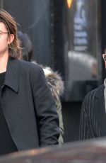 MAIKA MONROE and Joe Keery Out in New York 11/30/2017
