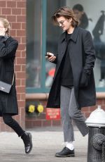 MAIKA MONROE and Joe Keery Out in New York 11/30/2017