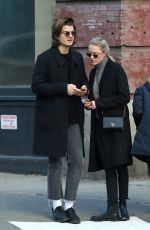 MAIKA MONROE and Joe Keery Out Shopping in New York 11/30/2017