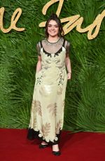 MAISIE WILLIAMS at Fashion Awards 2017 in London 12/04/2017