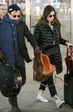 MANDY MOORE at JFK Airport in New York 12/27/2017