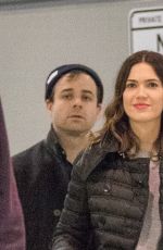 MANDY MOORE at JFK Airport in New York 12/27/2017