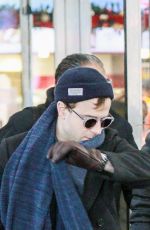 MANDY MOORE at JFK Airport in New York 12/27/2017