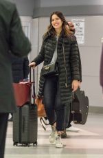 MANDY MOORE at JFK Airport in New York 12/27/2017