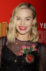 MARGOT ROBBIE at 1st Annual Neon Holiday Party Hosted by Margot Robbie and Allison Janney in New York 12/12/2017