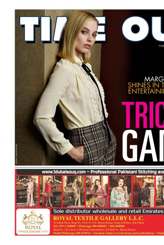 MARGOT ROBBIE in Time Out Magazine, December  2017