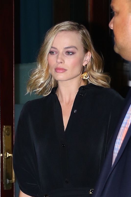 MARGOT ROBBIE Leaves Her Hotel in New York 11/30/2017