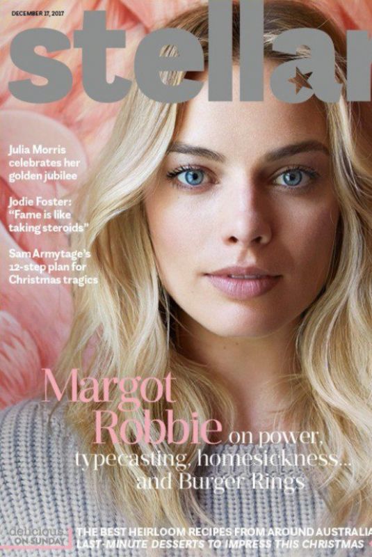 MARGOT ROBBIE on the Cover of Stellar Magazine, December 2017