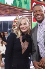 MARGOT ROBBIE on the Set of Good Morning America in New York 11/30/2017
