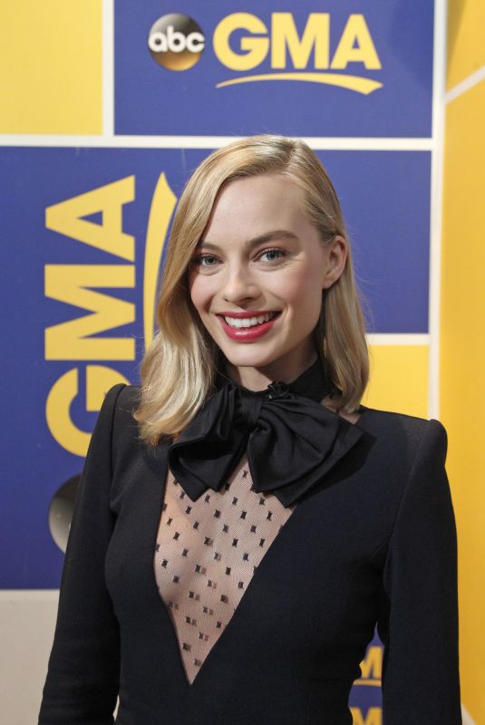 MARGOT ROBBIE on the Set of Good Morning America in New York 11/30/2017