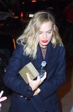 MARGOT ROBBIE Out and About in New York 12/12/2017