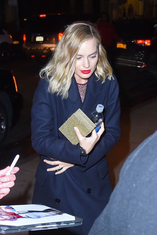 MARGOT ROBBIE Out and About in New York 12/12/2017
