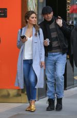 MARIA MENOUNOS Shopping at Saint Laurent in Beverly Hills 12/22/2017