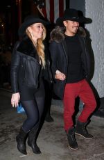 MARIAH CAREY and Brian Tanaka Out in Aspen 12/28/2017