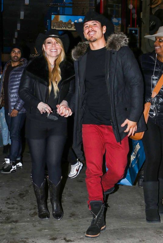 MARIAH CAREY and Brian Tanaka Out in Aspen 12/28/2017