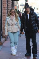 MARIAH CAREY and Bryan Tanaka Out and About in Aspen 12/27/2017