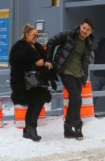 MARIAH CAREY and Bryan Tanaka Shopping at Louis Vuitton Store in Aspen 12/23/2017