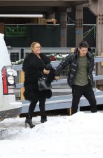MARIAH CAREY and Bryan Tanaka Shopping at Louis Vuitton Store in Aspen 12/23/2017