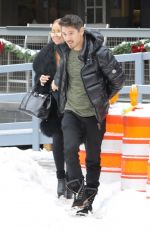 MARIAH CAREY and Bryan Tanaka Shopping at Louis Vuitton Store in Aspen 12/23/2017