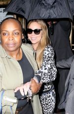 MARIAH CAREY Leaves Her Apartment in New York 12/02/2017