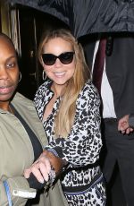 MARIAH CAREY Leaves Her Apartment in New York 12/02/2017